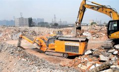 建筑廢棄物資源化利用項目總承包-移動破碎站