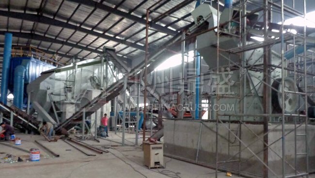 DPF建筑垃圾破碎機(jī)在天津建筑垃圾破碎研發(fā)線應(yīng)用