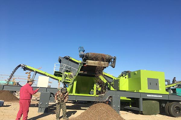 建筑垃圾再利用移動破碎站