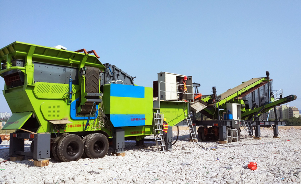 輪胎式移動破碎站 輪胎式移動破碎站